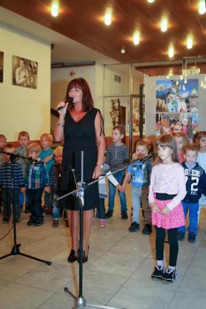 Vernisáž výstavy v kulturním domě