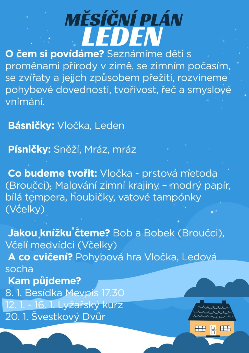 Obrázek - Měsíční plán - LEDEN